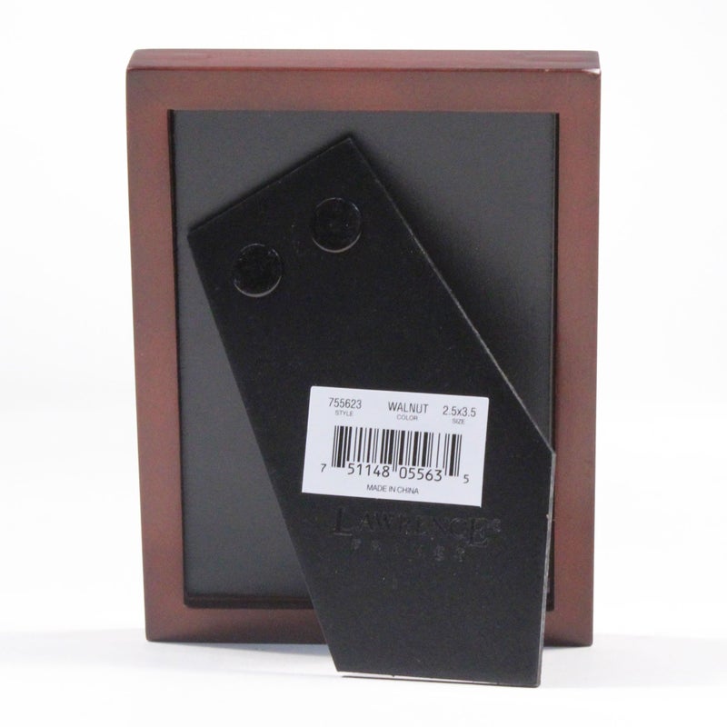 Lawrence Frames Walnut Wood Picture Frame, Gallery Collection, Light Walnut, 2.5x3.5 - Image 3